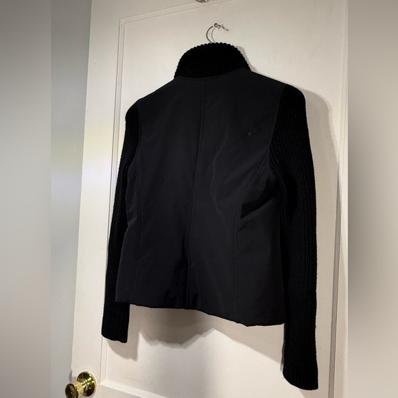 Theory Women's Black Puff Light Jacket - Picture 2 of 4